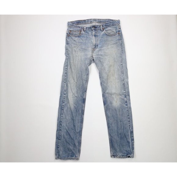 Levi's 505-4886 Straight Denim Pants, Men's, Size 36 cotton blue type Vintage Second Hand